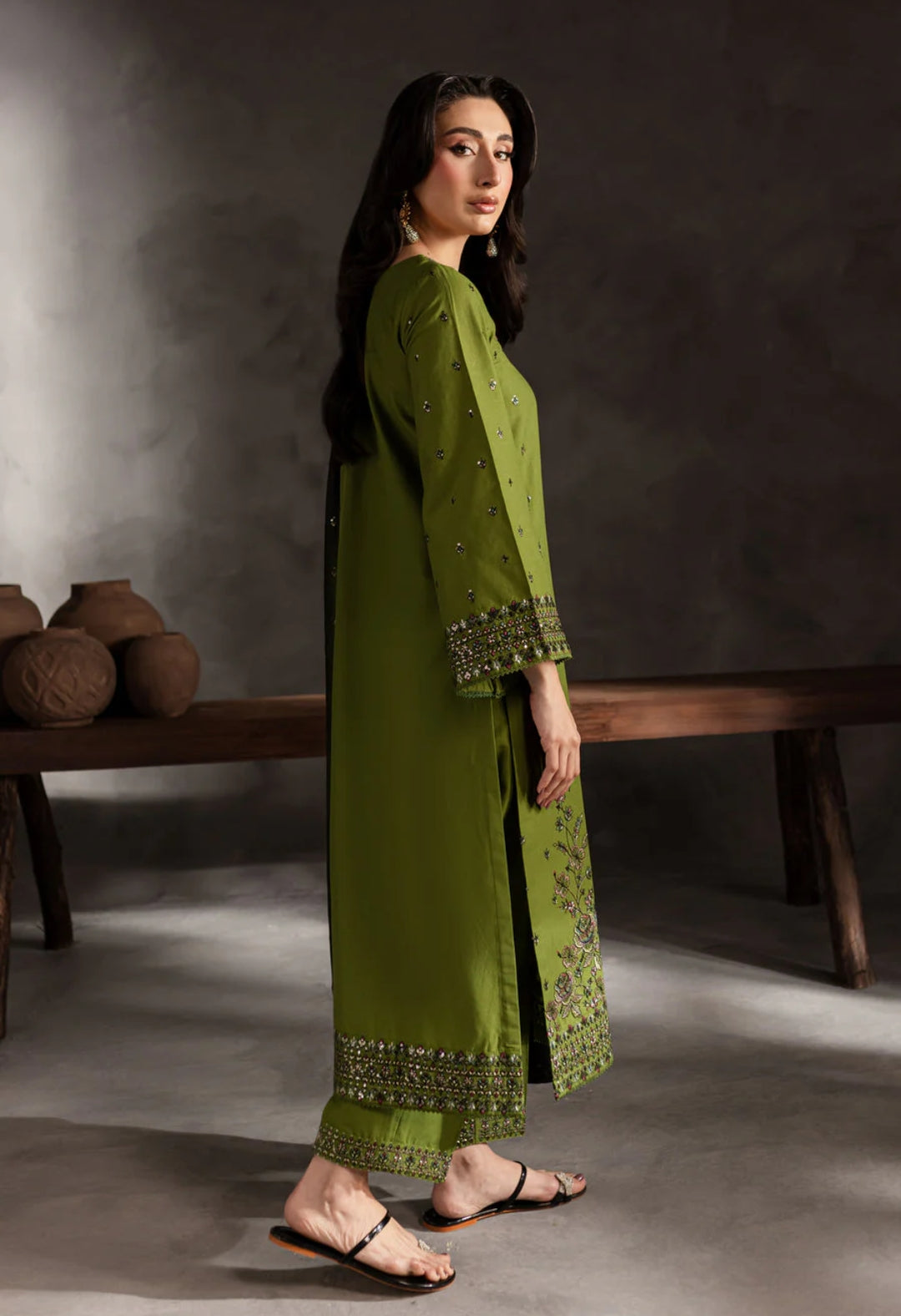 Ezah 3pc Embroidered