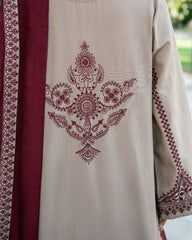 Romaisa Embroidered 3pcs