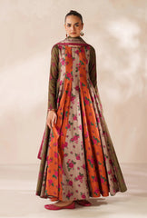 Multi Colour Frock Digital Printed Soft Manadora Winter 3Pcs(PREMIUM QUALITY) GC-9
