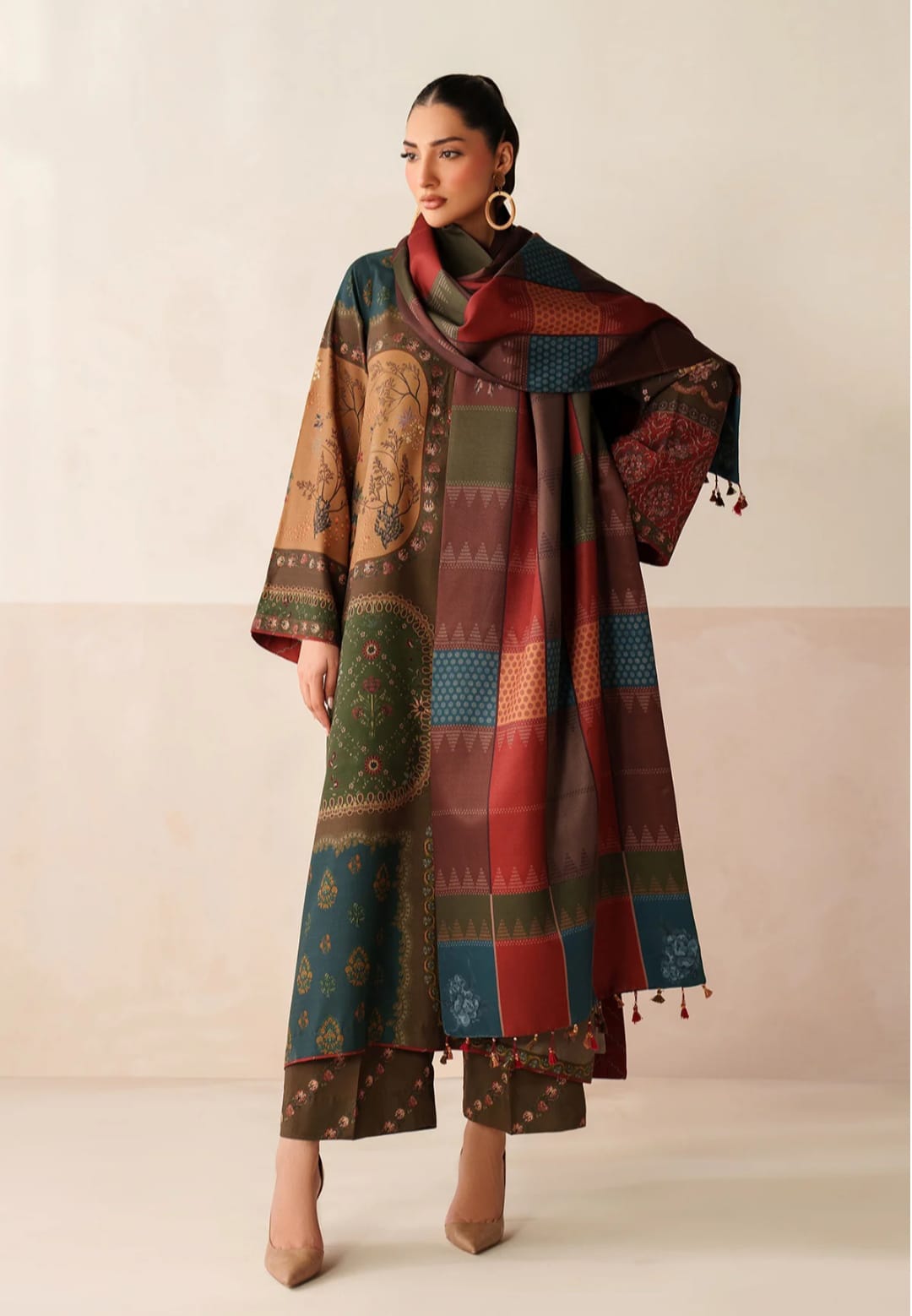 DIGITAL PRINTED 3Pcs VISCOSE GC - A1