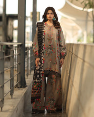 Chandni Soft Khaddar Winter 3Pc GC-A11