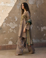 Butter Printed 3pc Dress